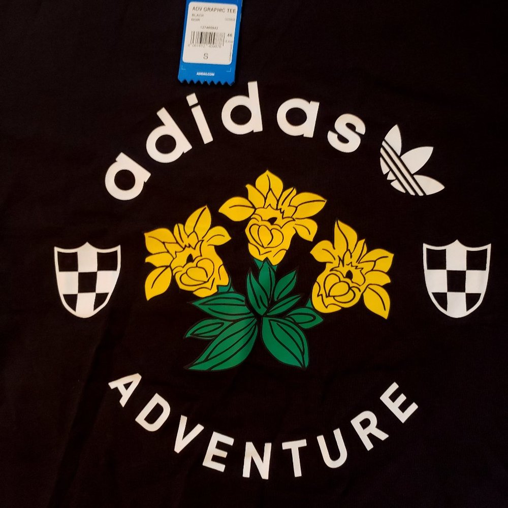 NWT adidas ORIGINALS MEN'S Sz M ADVENTURE GRAPHIC MEN'S T-SHIRT